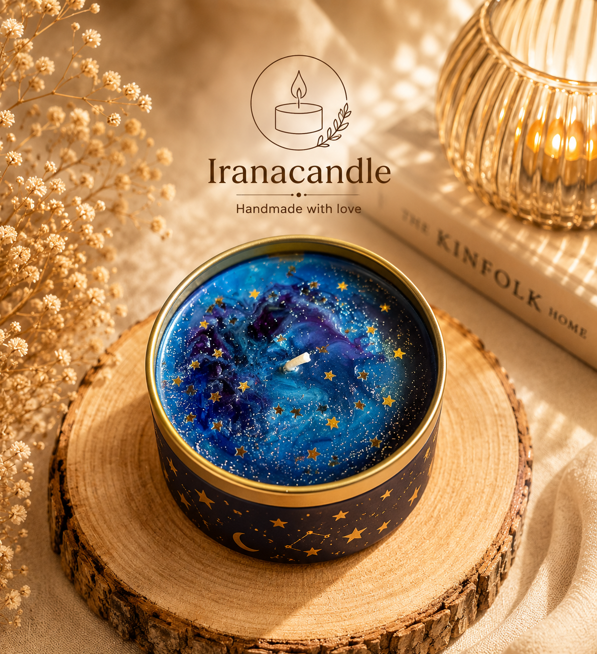 شمع آسمان شب ایرانا