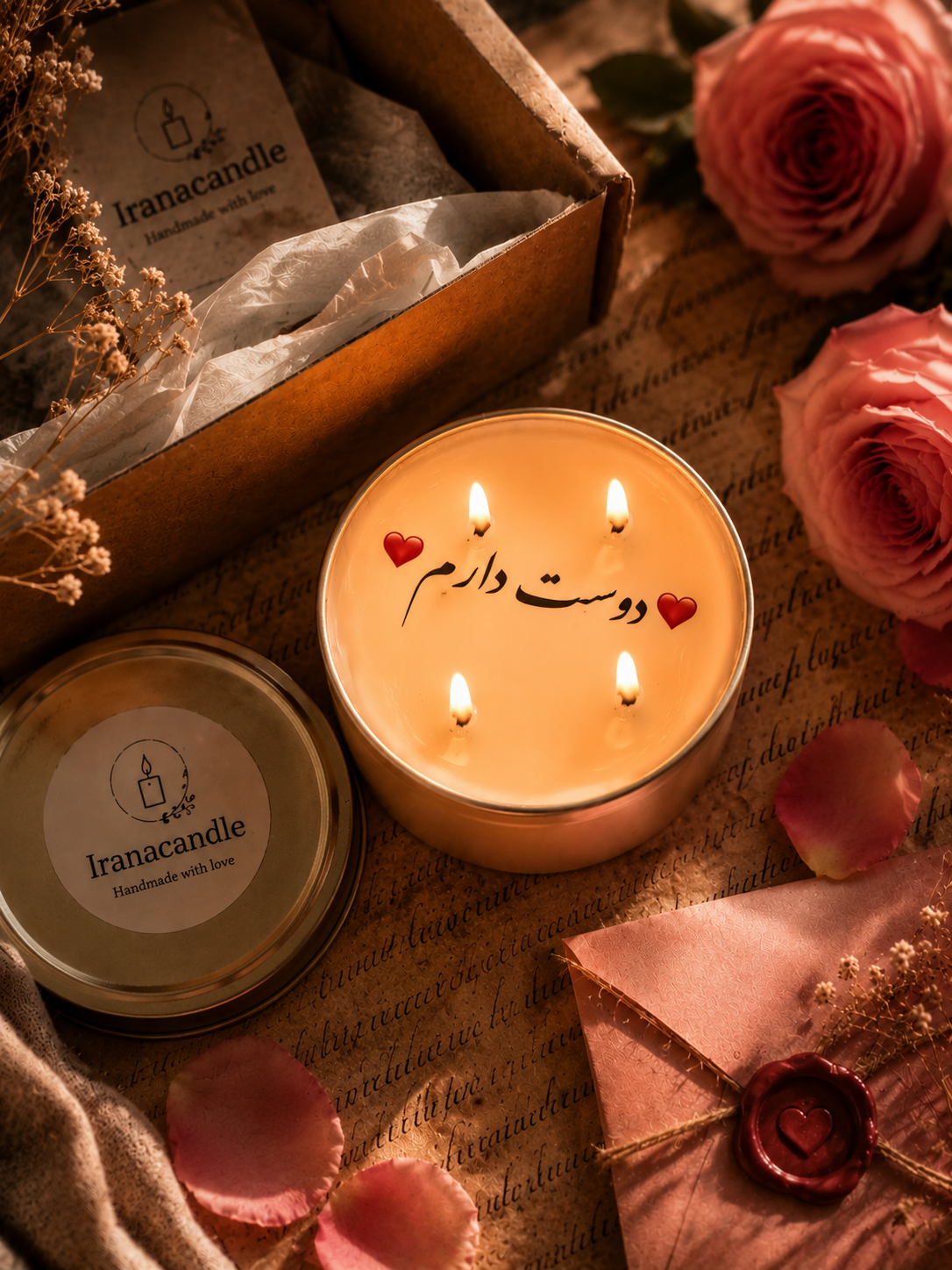 شمع سوپرایز ایرانا