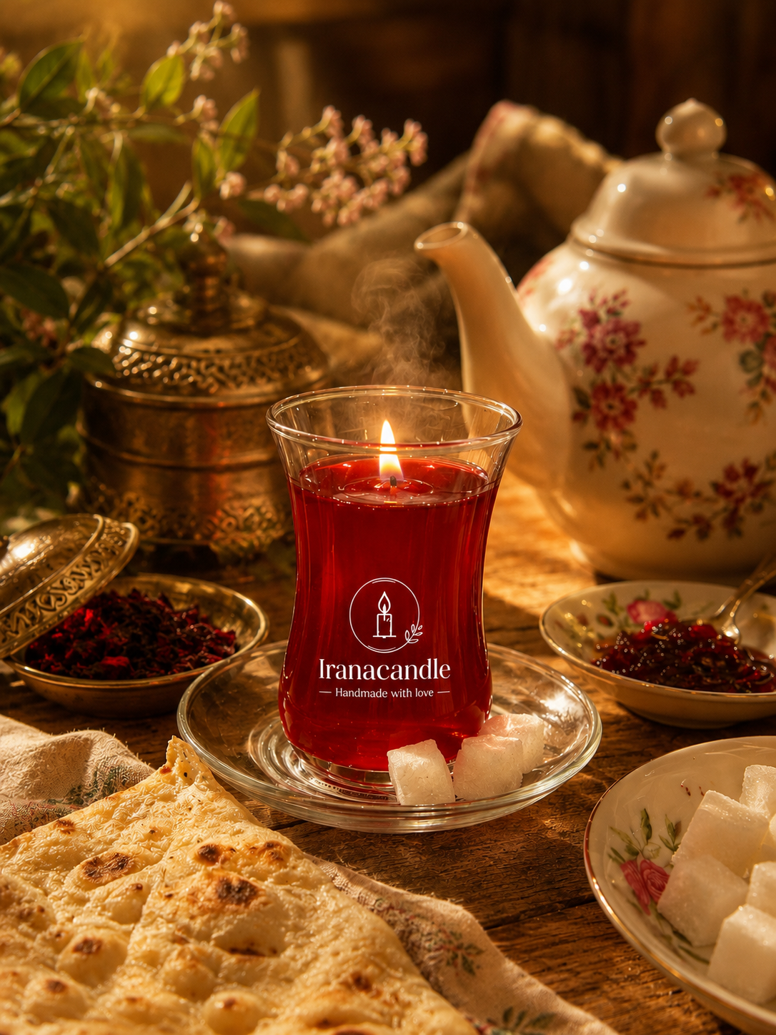 شمع چای ایرانا☕️